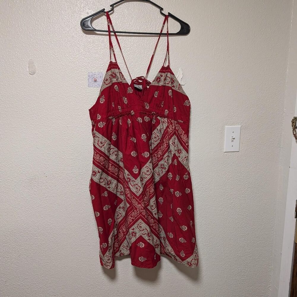 Converse Women's Tan and Red Mini Dress